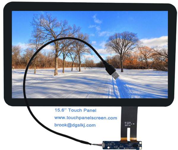 15.6'' Smart Home Touch Panel / Capacitive Touch Screen For Industrial Devices