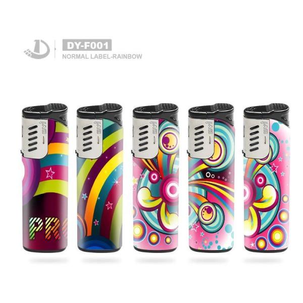 Customized Request Dongyi Plastic Smoking Electronic Lighter with Normal Label-Love