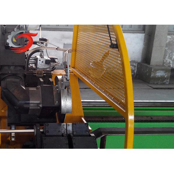 Servo 3.3kw Automatic Cold Saw Machine , 80mm Flying Cut Off Machine