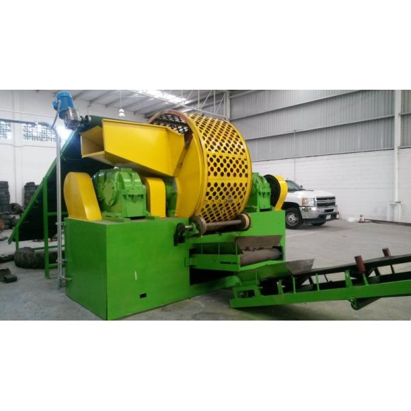 Tyre shredder machine components