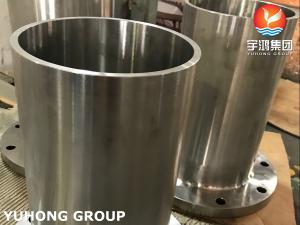 China STAINLESS STEEL LONG WELD NECK FLANGE FLAT FACE ASTM A182 CL150 S32750 FFLWN on sale
