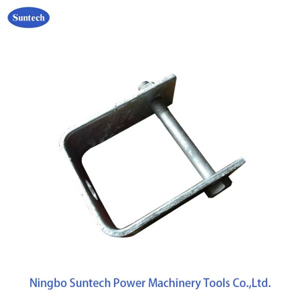M12 Overhead Line Anchor Bolt Hot Dip Galvanized Type D Bracket For Insulator