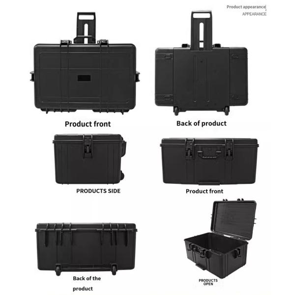 IP67 Waterproof Shockproof Hard Carrying Case with Customizable Foam for Military Electronics Drone Industry