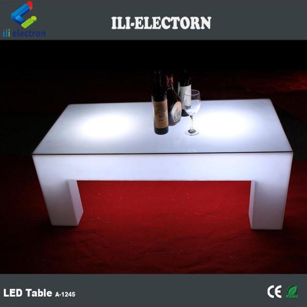 16 colors changing remote control led glowing table