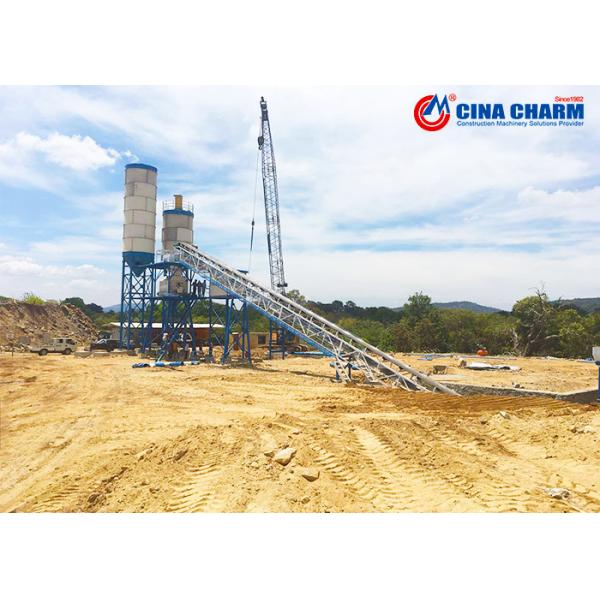 HZS90 Commercial Concrete Batch Plant Pld2400 Batching Machine