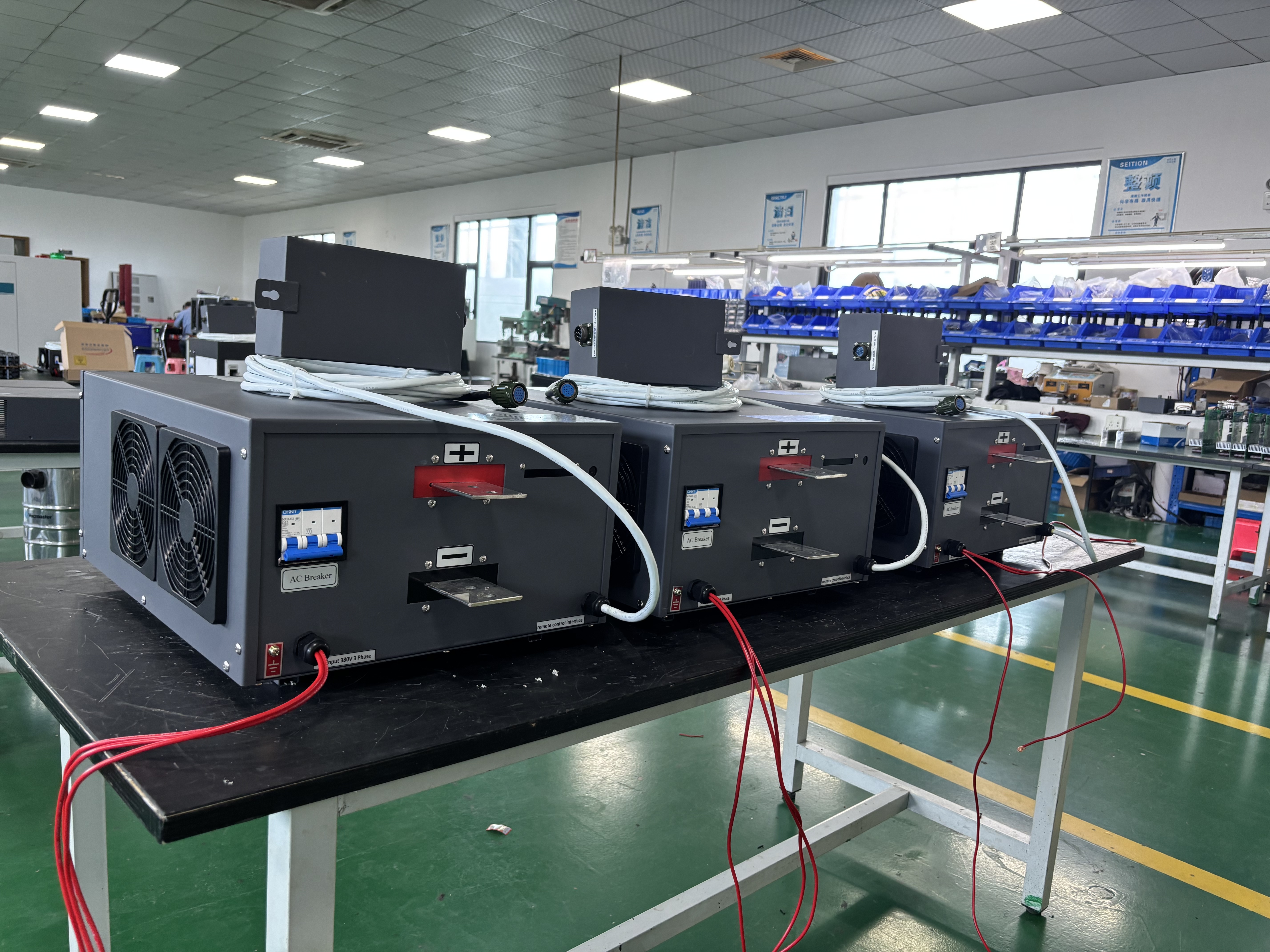12V 1000A Industrial Electroplating Rectifier 380V Three Phase Air Cooled DC Power Supply