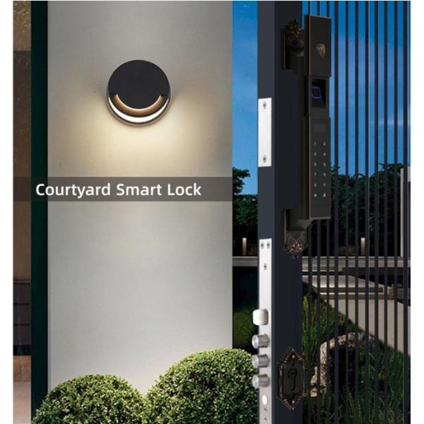 Digital Fingerprint Smart GRH Handle Door Lock Biometric Keyless Electronic