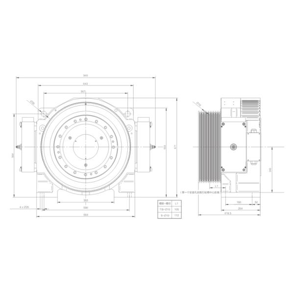 Block Brake PM Gearless Traction Machine For Elevators With 1600-2500kg Load Capacity And 1.0-3.0m/S Speed