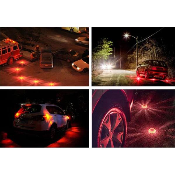 Plastic Emergency Disc LED Warning Light USB Rechargeable 3 LED Road Flare Traffic