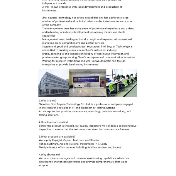 Keysight N5291A PNA MmWave System measurement capabilities
