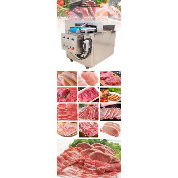 Commercial Usage Automatic Meat Slicer Cutter Machine for Horizontal Slicing Needs