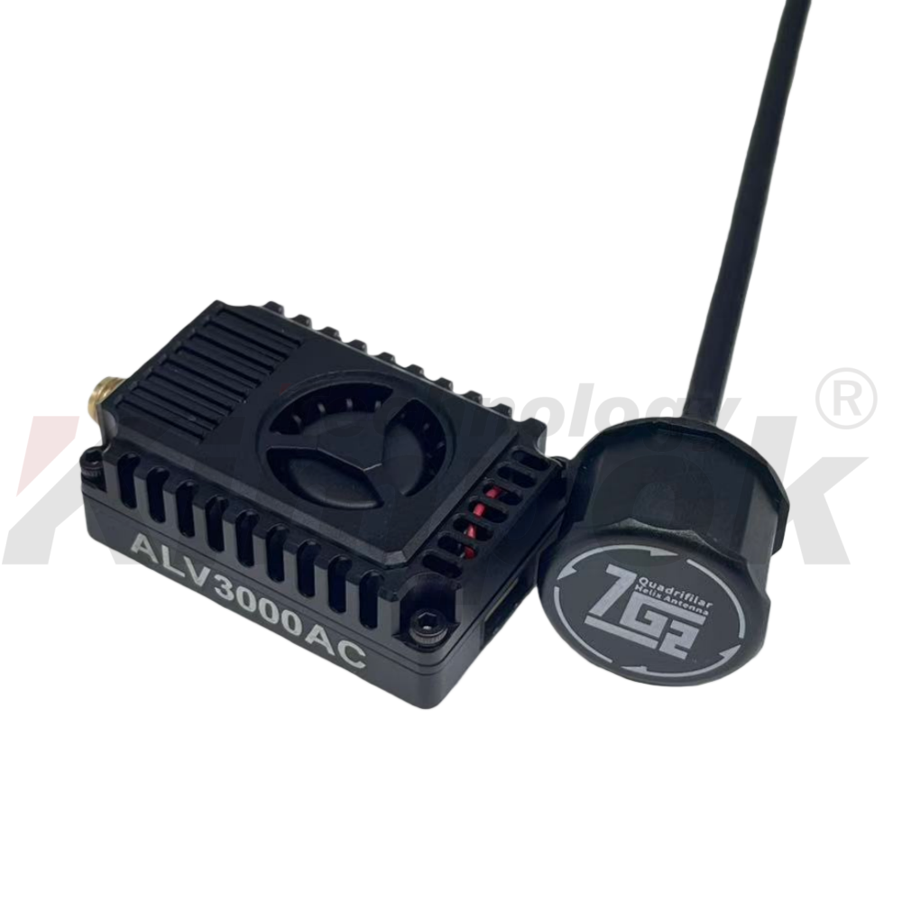 Ultra Long Range 7.2G 3W VTX FPV Drone Accessory Video Transmitter Switchable Power 25mW/1000mW/3000mW UAV VTX 64CH Image Transmission Shenzhen Made