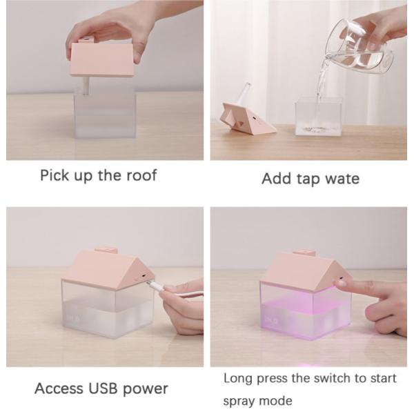 HOMEFISH 2021 Aromaterapia Difusores Aromaterapia Aromatherapy Mini Air Diffuser Defuser Diffusor Essential Oil Aroma Diffuser