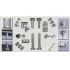 Buy cheap Bathroom Toilet Cubicle Hardware Cubicle Partition Accessories Stainless Steel from wholesalers