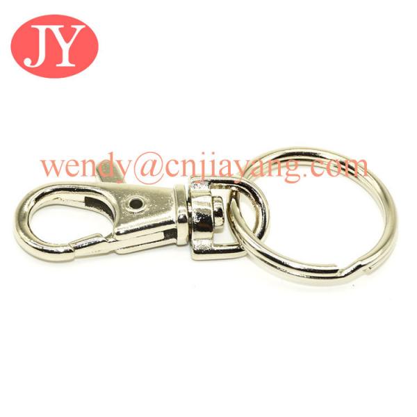 jiayang 36mm shiny silver trigger snap hook for key rings key chains