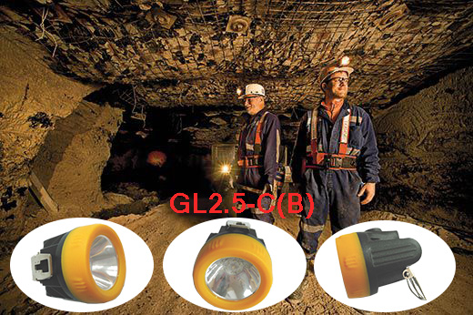 IP68 Underground Cordless Mining Lights Helmet Lamp With USB Charging Indication Switch
