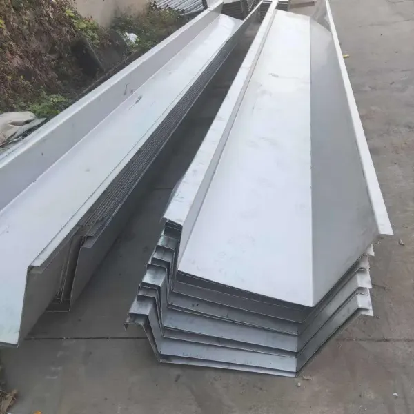Stainless steel gutter finished product