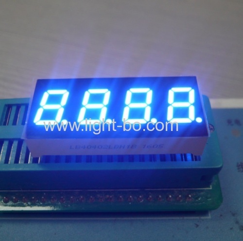 Four Digit 7 segment Numeric LED Display 0.4 inch pure green for temperature control