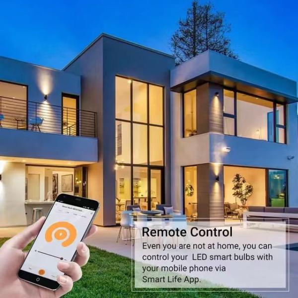 Wireless Bluetooth TUYA APP Control LED Bulb for Color Changing and Light Dimming
