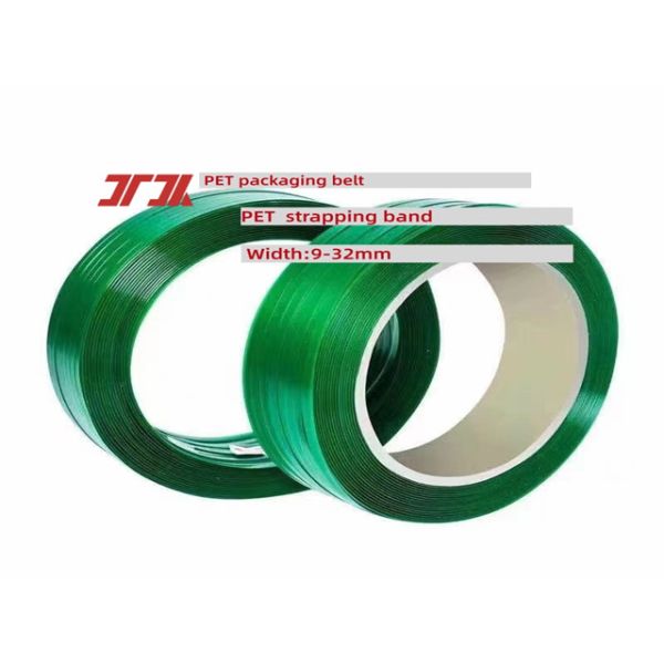 PET strapping green PET strapping 16mm PET packaging strapping for brick factories