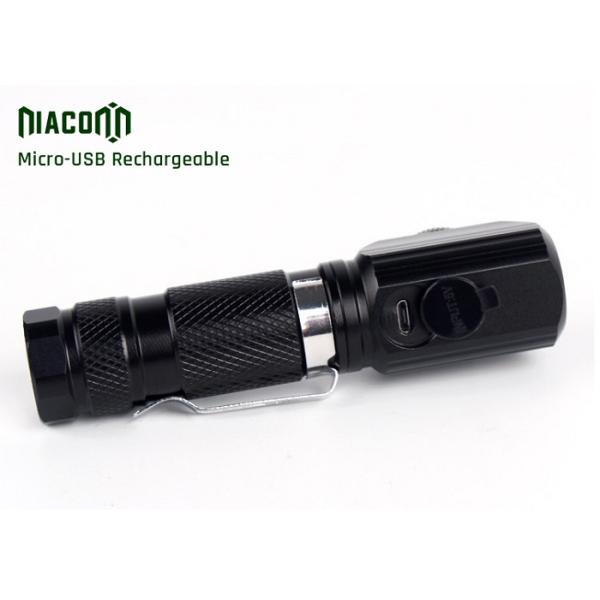 Rechargeable Military Led Flashlight With 90 Degree Angle Magnetic Base