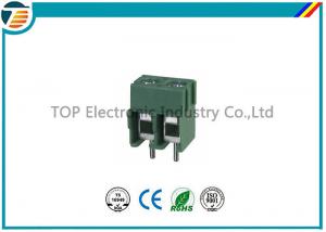 Quality Pitch 5.0mm PCB Screw Terminal Block Connector 2 PIN Green Color for sale