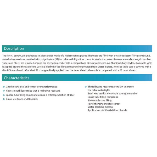 Fire Resistant Digital Composite 250μM Fiber Optic Cable