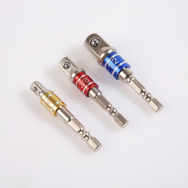 Customized CRV Material 2.5 Inch Impact Grade Socket Adapter Set with Aluminum Sleeve