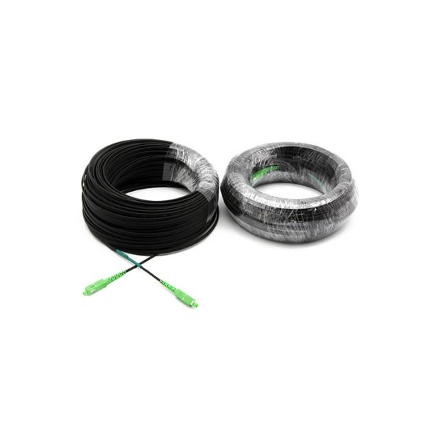 LSZH G657A1 FTTH Drop Cable 150m Patch Cord G657A1 SC/APC To SC/APC