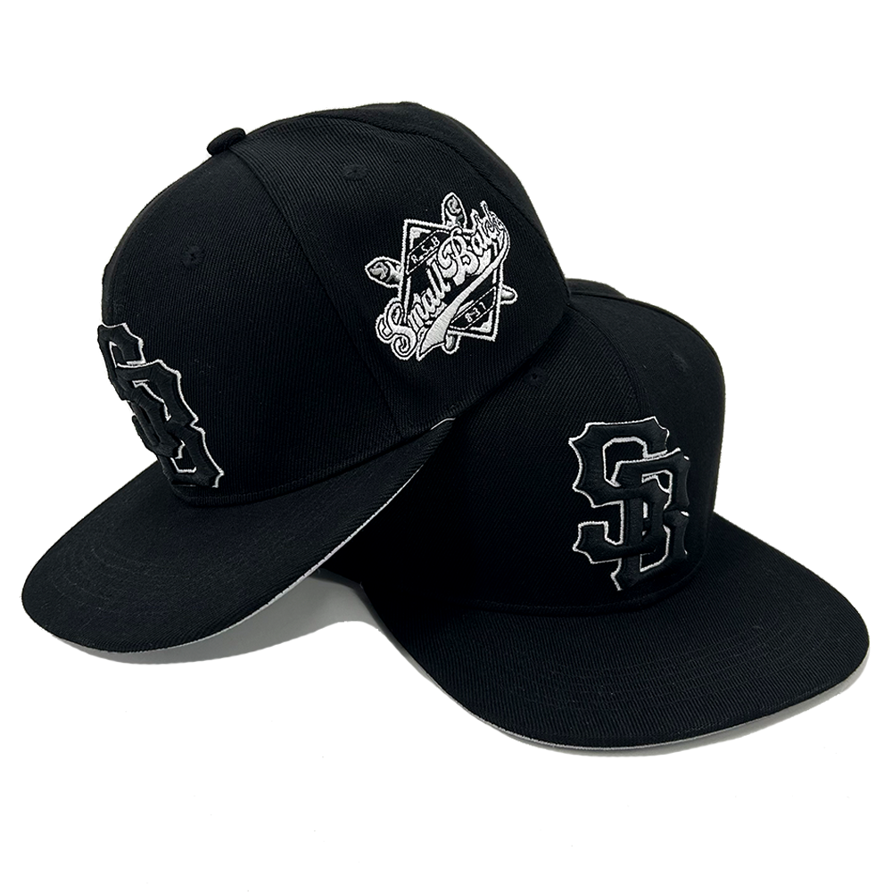 3D Embroidery Snapback Caps Structured
