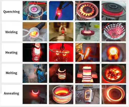 High Frequency Heating Melting Welding Quenching Annealing Metal Melting