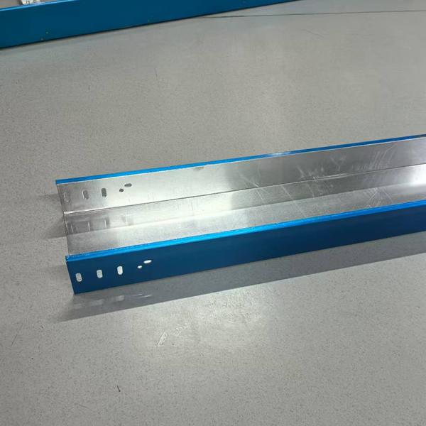 Ventilated Electromagnetic Pre Galvanised Cable Tray 4 Inch Customized