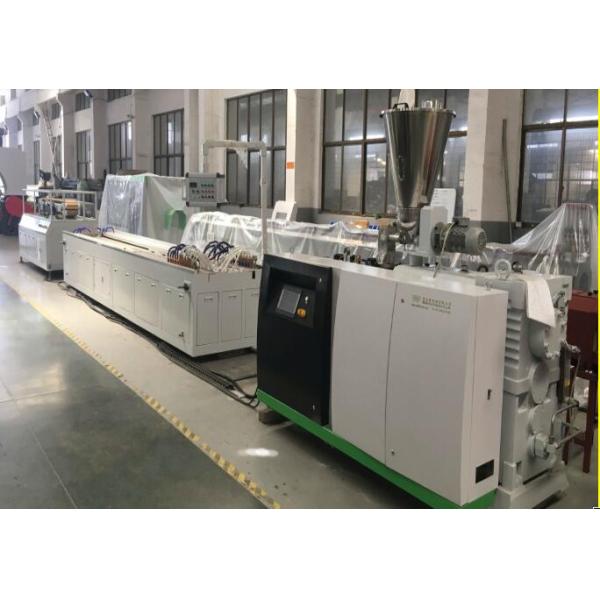 Single Cavity PVC roller shutter Profile Extrusion Machine , PMMA surface Co Extruder Machine