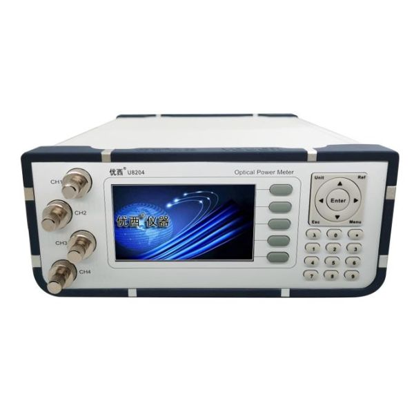 A Four-Channel Optical Power Meter With USB And RS232 Data Interfaces