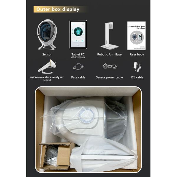 Multi-function Beauty Device Skin Test Machine Whitening Sensitivity Analyzer for Salon