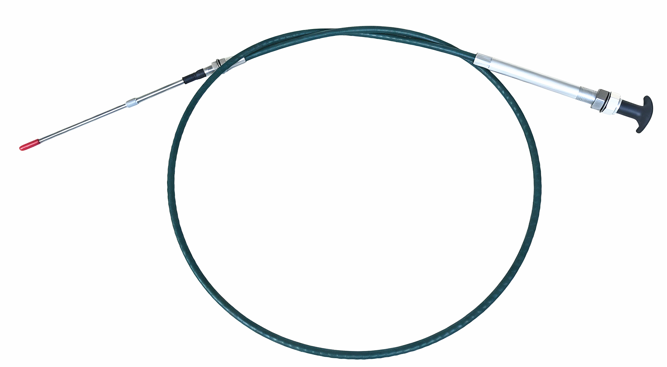 Pull-Only Control Cable Assembly With T-Shape Pull Knob