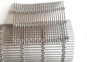 Quality Rolling Shutters Architectural Wire Mesh with Steel Rod And Cable Rope Wire for sale