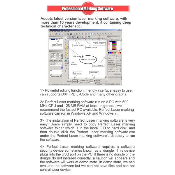 Professional Metal Etching Machine , Fiber Laser Marker With Fully Enclosed Cabinet