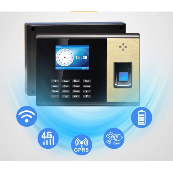 SIM Card GPRS 2.8 inch Thumbprint Time Attendance System