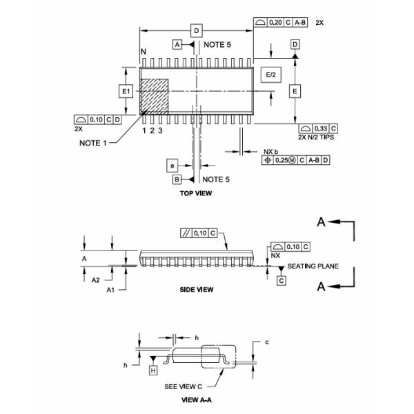 ENC28J60-I/SS Standalone Ethernet Controller 10Base-T SPI Interface 8KB Buffer 3.3V SSOP-28 -40°C to +85°C