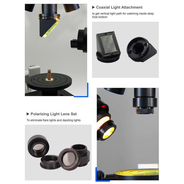 OPTO EDU A18.1832 Touch Screen Motorized/Manual Digital Comparison Microscope 2x~240x
