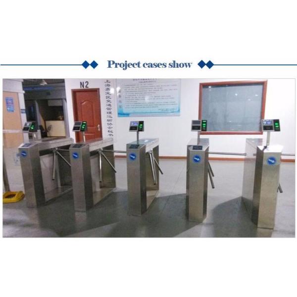 Biometrics turnstyle gates , tripod Half Height Turnstiles Access Control System