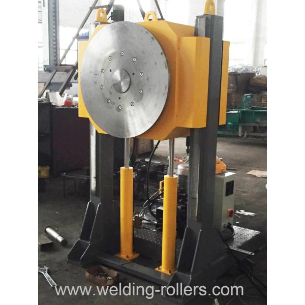 Hydraulic Height Adjustment Pipe Welding Positioners Automatic Lift Chuck Positioner