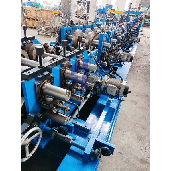 Hydraulic Cutting Cz Purlin Machine PLC Control System For High Efficiency Production
