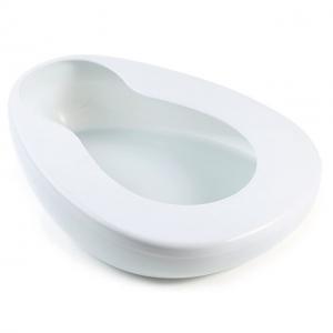 Quality Thick Bedpan for Women Men Bed Pan for Elderly Females Heavy Duty Bedpan for Men Hospital Home Bed Pan Emergency Device (White) for sale