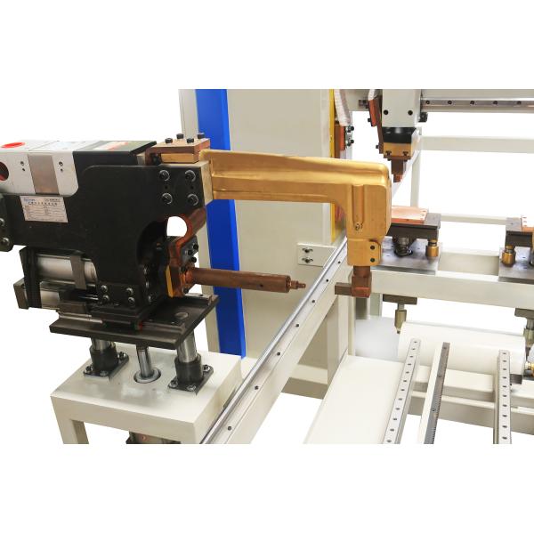 Automatic Sheet Metal Welder , Spot Welding Machine With Aluminum Window Frame