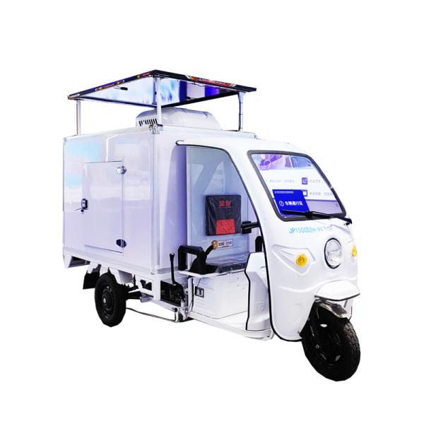 60V18A Eco-Friendly Commercial Refrigerated E-Tricycle with TECUMSEH Compressor