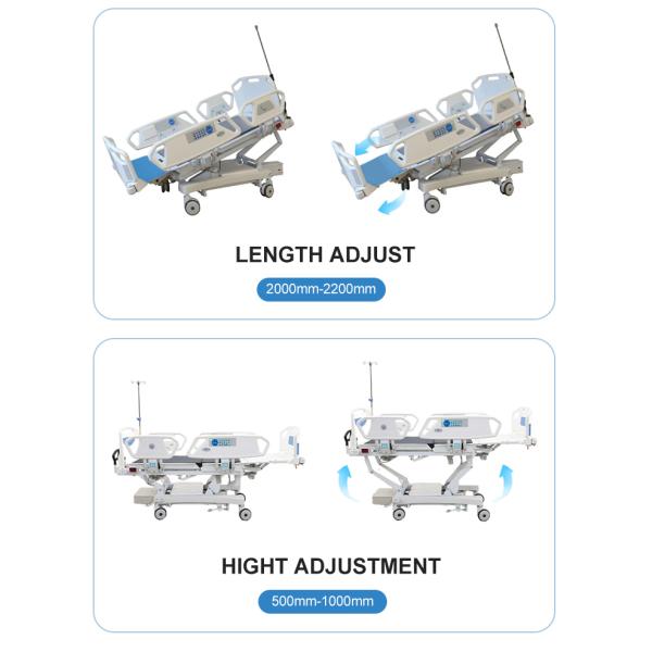 MN-EB001 CE&ISO Ten Function Electrical Patient Bed for ICU Room