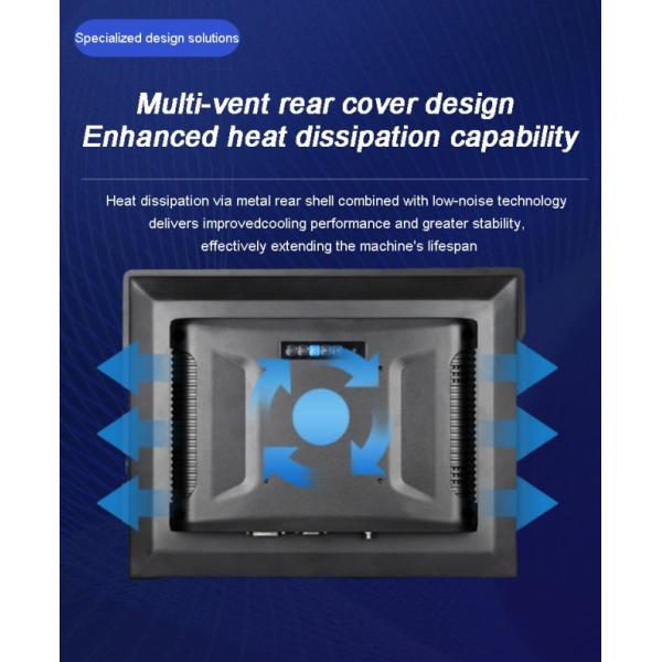 21.5 Inch Linux/win10 11 Embedded/wall-mounted Aluminum Alloy Capacitive touchscreen industrial All-in-one Computers