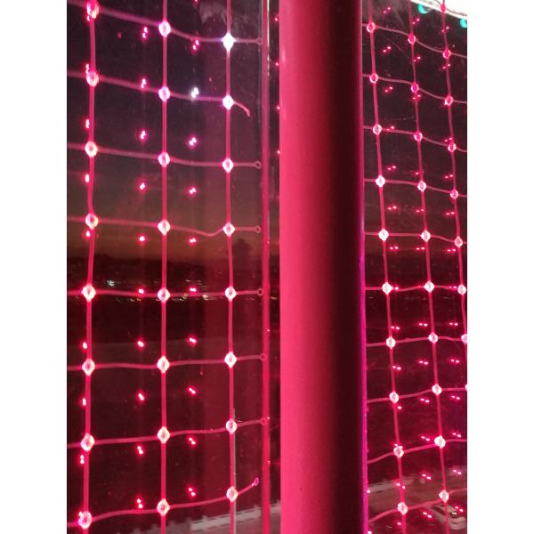 Indoor Low Electricity Consumption LED Grid Screen 63W RGB